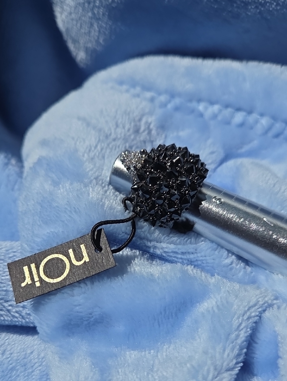 nOir Jewelry Black Crystal Cluster Ring - Women Accessories NWT Sizes 5/5